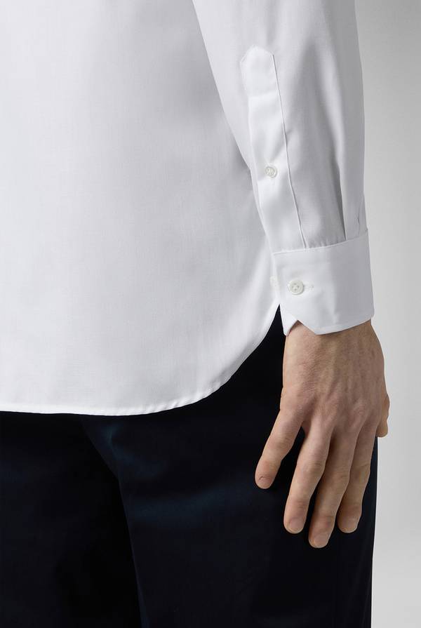Pull Pal Zileri Camicia in cotone con trattamento anti-piega azzurra Pezzi Unici