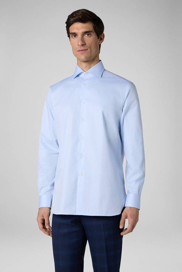 Pull Pal Zileri Camicia in cotone con polsini da gemelli Qualità Garantita
