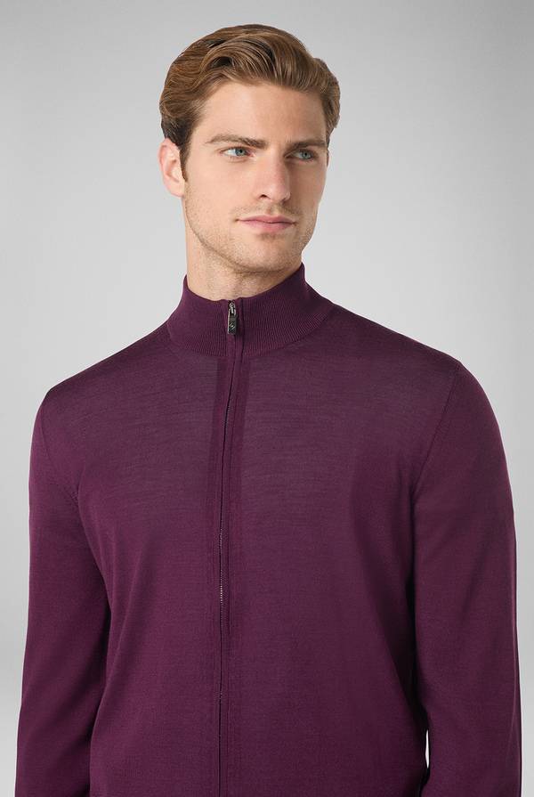 Pull Pal Zileri Cardigan in lana e seta Sostegno trimestrale