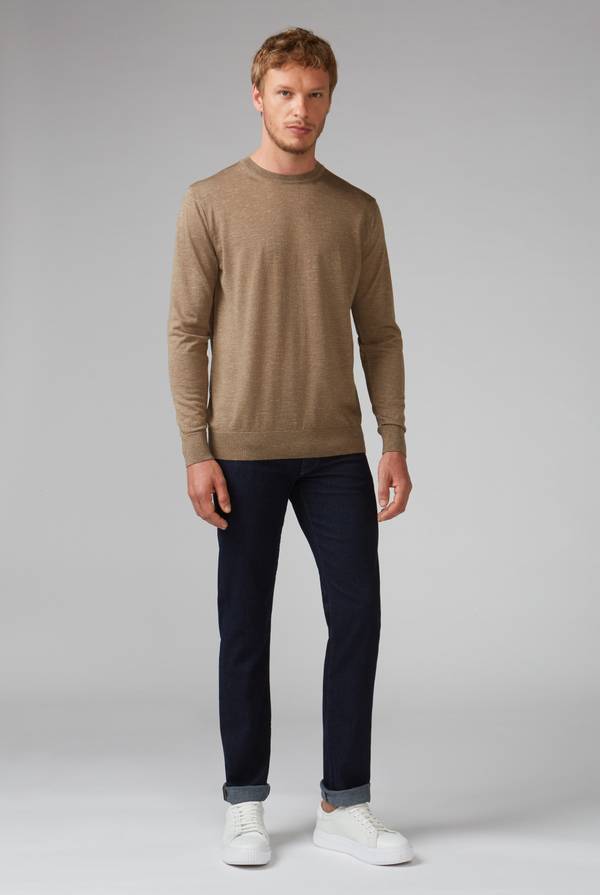 Pull Pal Zileri Denim Stone Washed 5 tasche In Linea