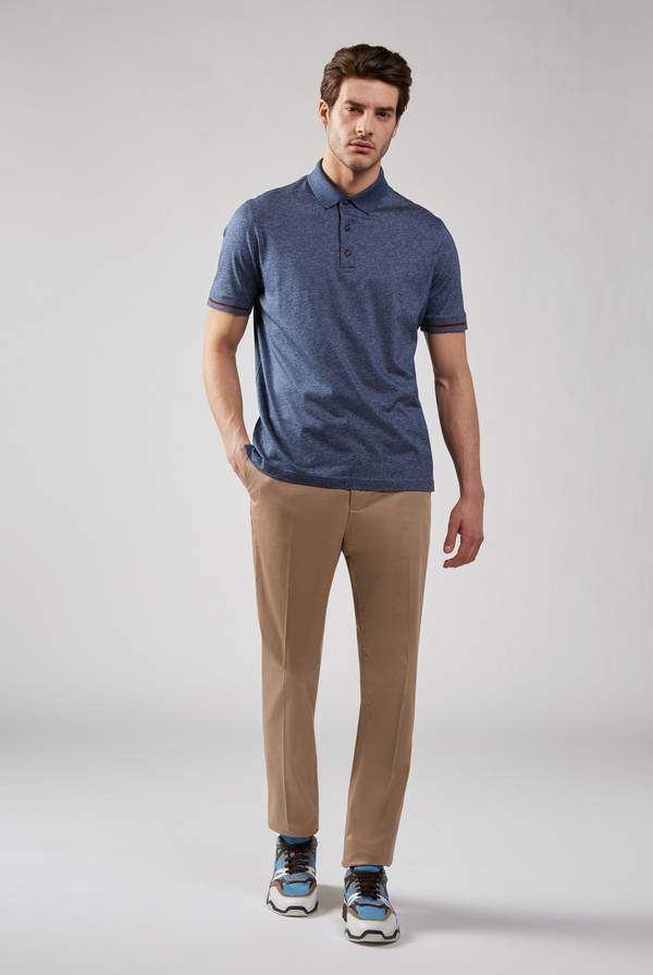 Pull Pal Zileri Pantalone Chino slim fit Qualità