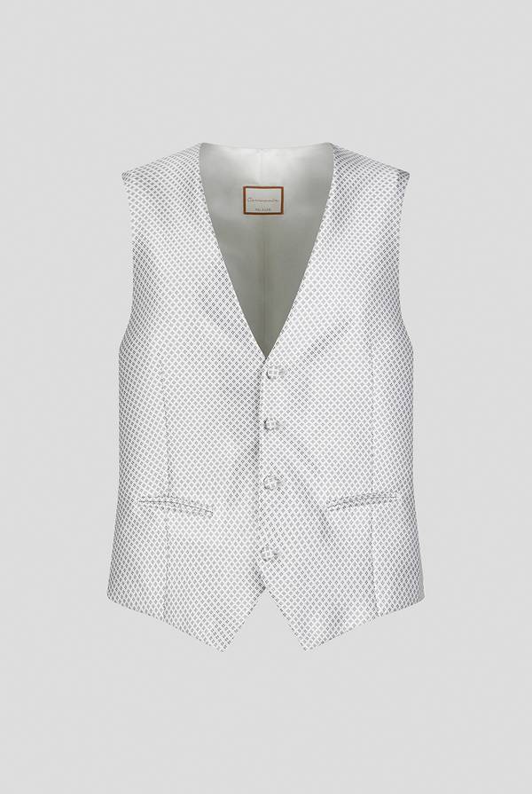 Pull Pal Zileri Gilet in satin della linea Cerimonia con allacciatura a quattro bottoni Affare Del Giorno