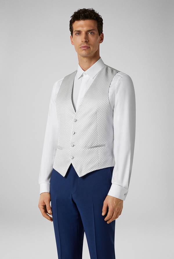 Pull Pal Zileri Gilet in satin della linea Cerimonia con allacciatura a quattro bottoni Prezzo Ridotto