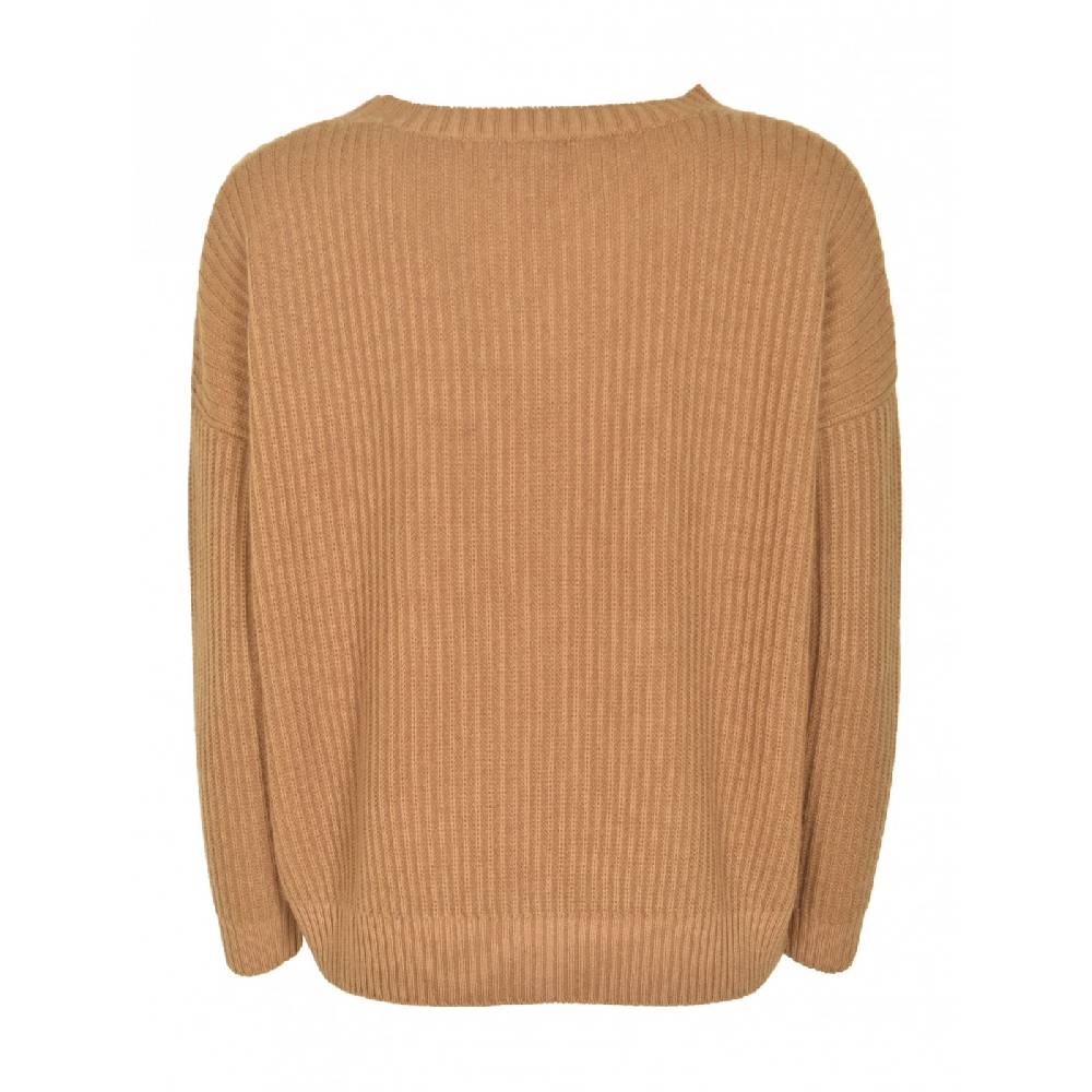 F CASHMERE Maglia girocollo costa inglese 50% di sconto con spedizione gratuita