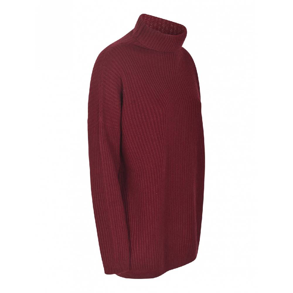 F CASHMERE Maglia collo alto costa inglese Limitato a 3 giorni