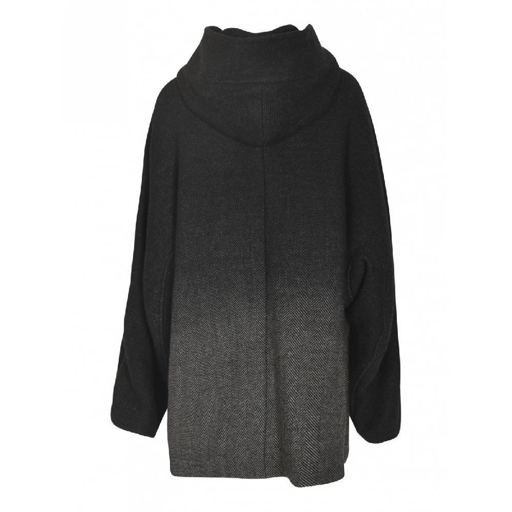 Y&#039;S YOHJI YAMAMOTO Caban drappeggiato con cappuccio Italy