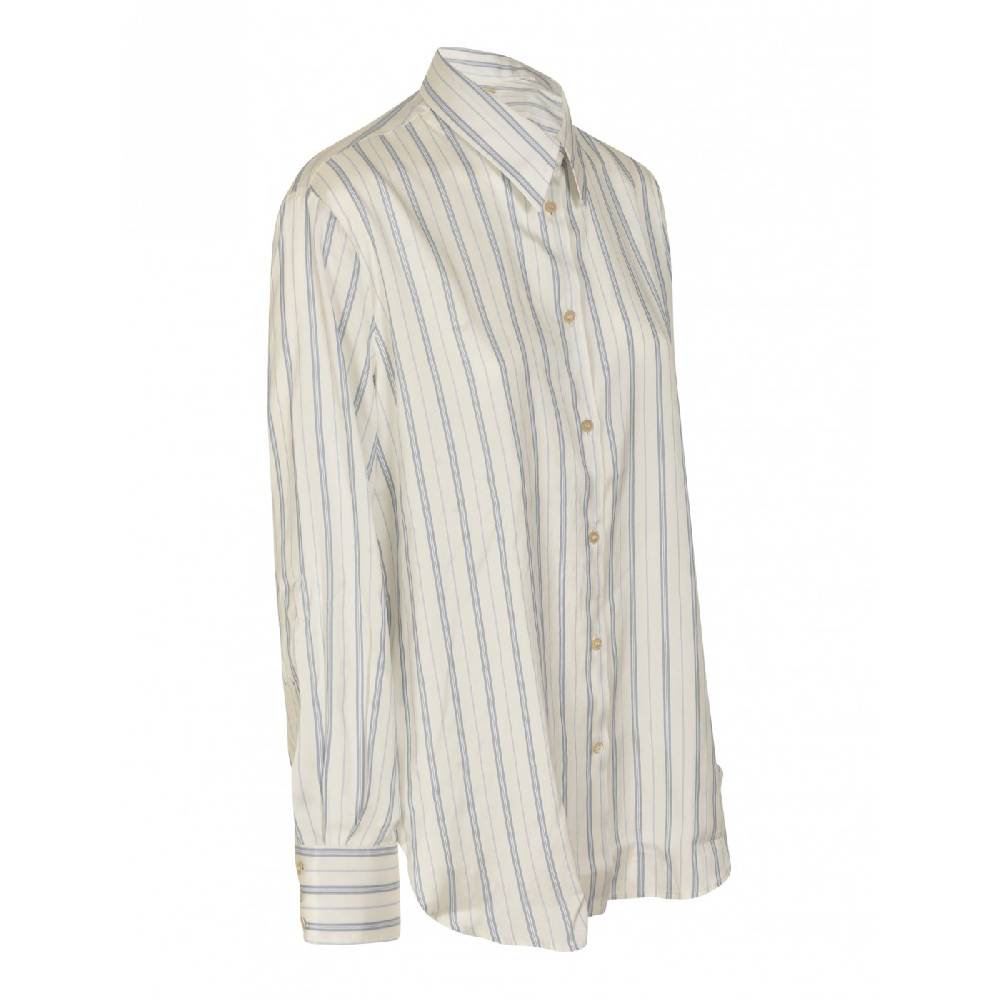 MASSIMO ALBA Camicia dritta riga verticale In Linea