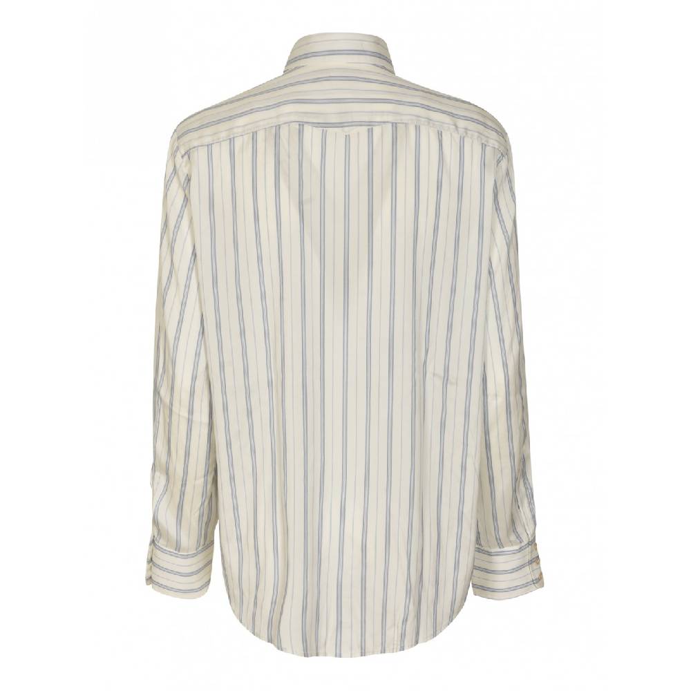 MASSIMO ALBA Camicia dritta riga verticale In Linea