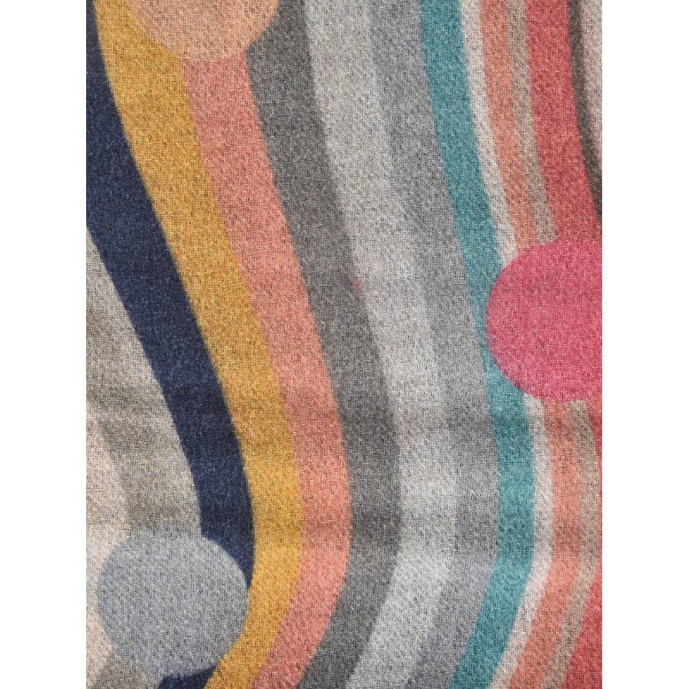 PAUL SMITH Sciarpa riga multicolor cm 184 x 36 Promozione Limitata