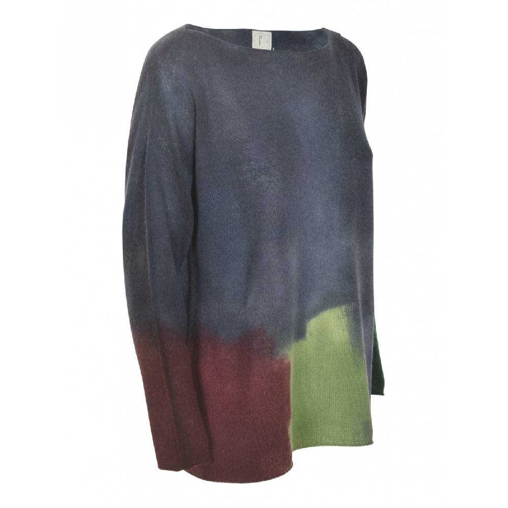 F CASHMERE Maglia girocollo scollo barchetta In Vendita