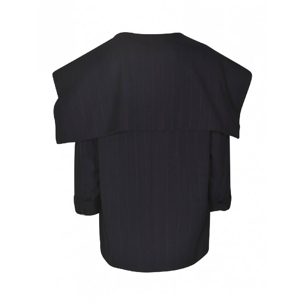 Y&#039;S YOHJI YAMAMOTO Giacca gessata doppio petto Sconti questo mese