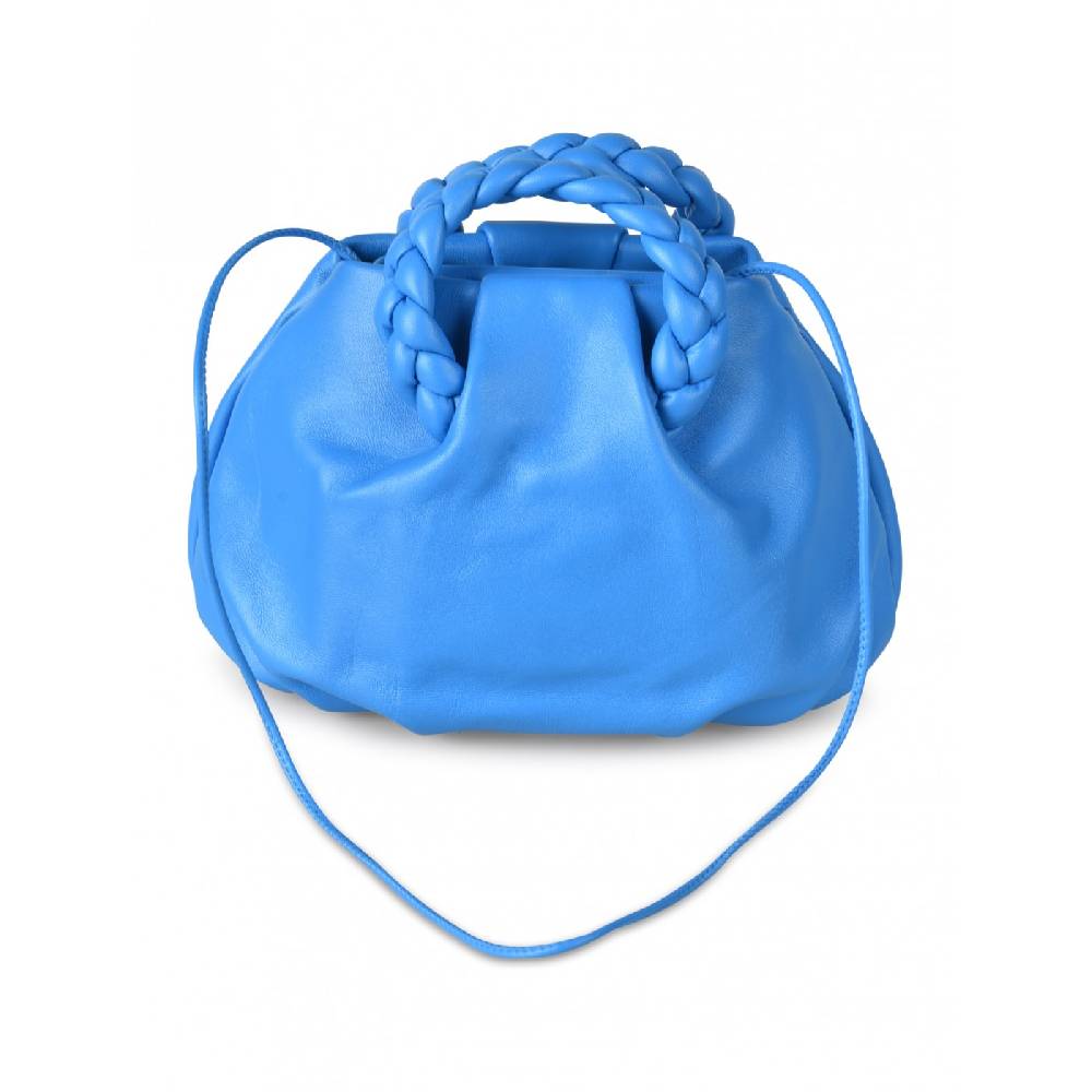 HEREU Bombon braided handle pleated crossbody Offerta esclusiva