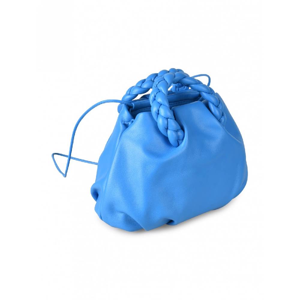 HEREU Bombon braided handle pleated crossbody Offerta esclusiva