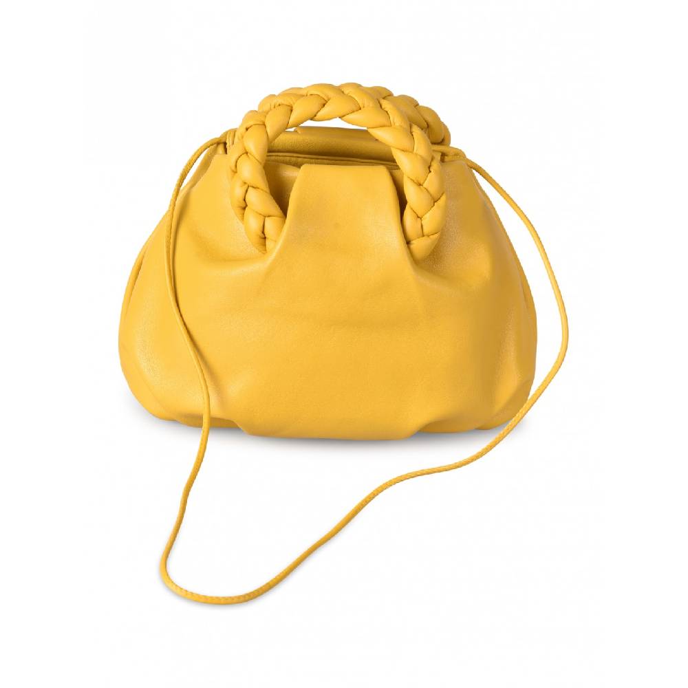 HEREU Bombon braided handle pleated crossbody Offerta natalizia