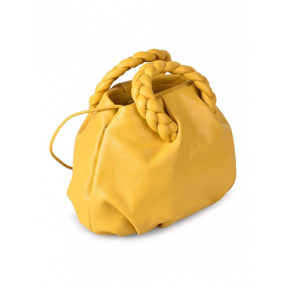 HEREU Bombon braided handle pleated crossbody Offerta natalizia