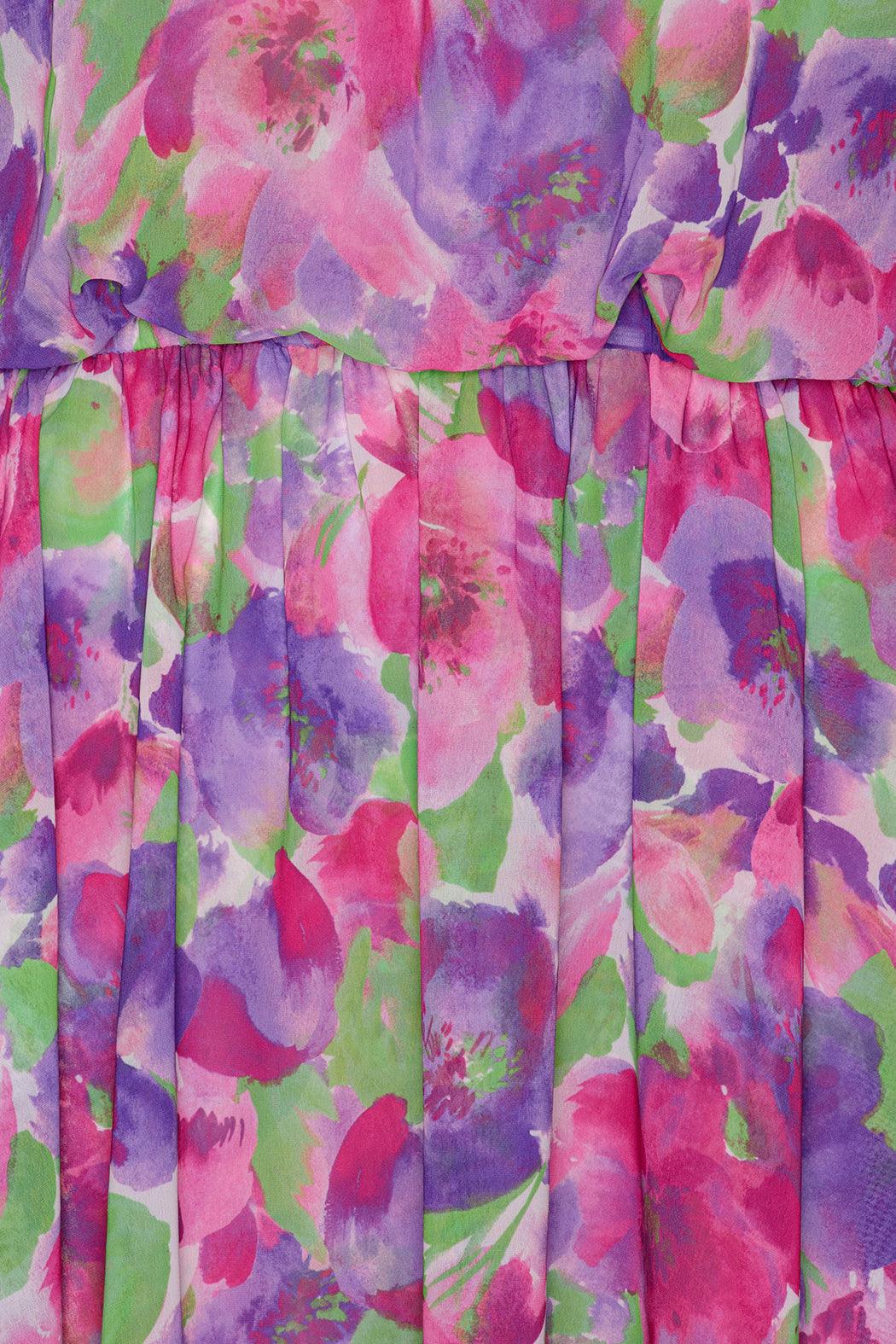 Reina Olga Light Flowy Mini Dress Prezzo Ridotto