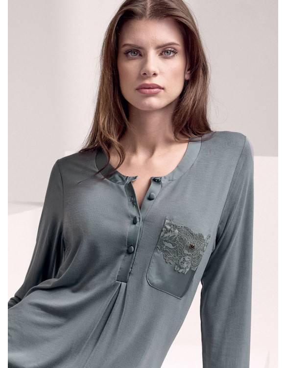 Lormar Camicia da notte - Serie SATÈN Convenienza