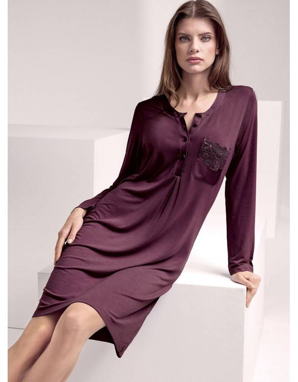 Lormar Camicia da notte - Serie SATÈN Convenienza