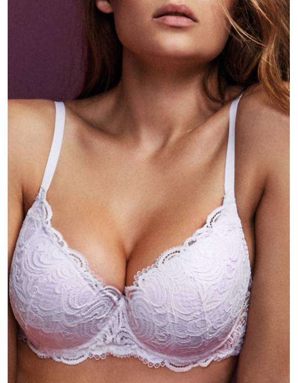 Lormar Reggiseno Balconcino in pizzo leavers - Frizzante Plunge Sconto