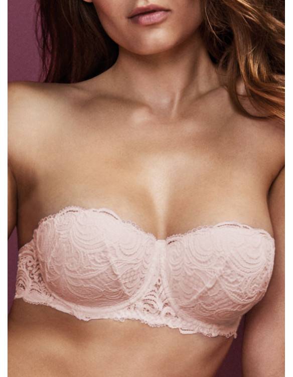 Lormar Reggiseno Fascia imbottita in pizzo leavers - Frizzante Fascia Vendite Flash