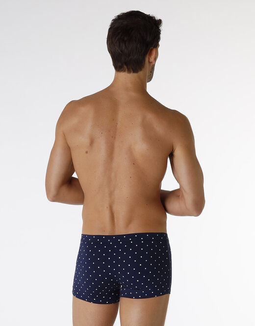 Lovable Boxer Classic Cotton Modal, blu navy con stampa geometrica I Più Venduti