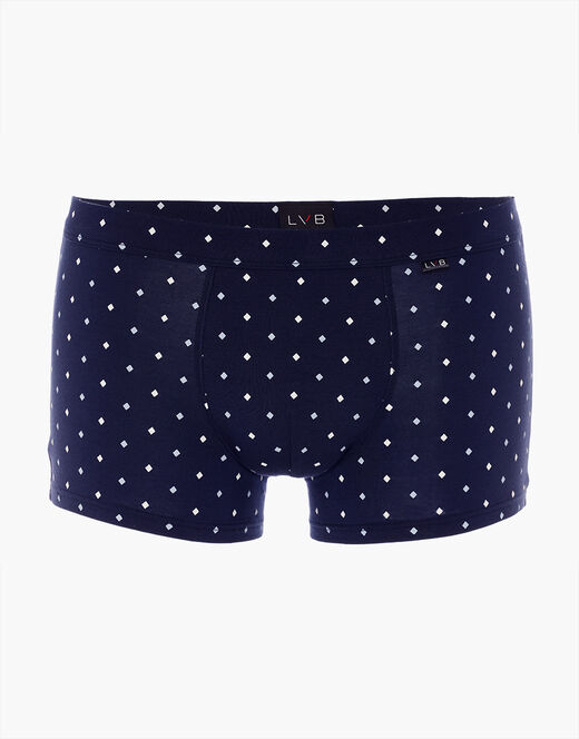 Lovable Boxer Classic Cotton Modal, blu navy con stampa geometrica I Più Venduti