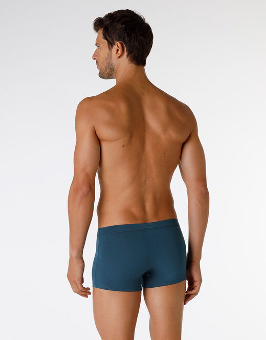 Lovable Boxer Enriched Plain Cotton Modal in cotone e modal, ottanio Italy