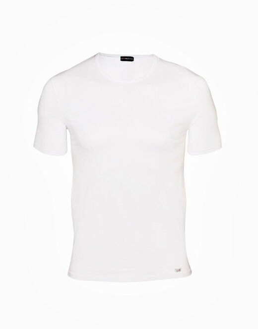 Lovable T-Shirt uomo con scollo a V profondo Supima Premium Cotton, bianco Promozione
