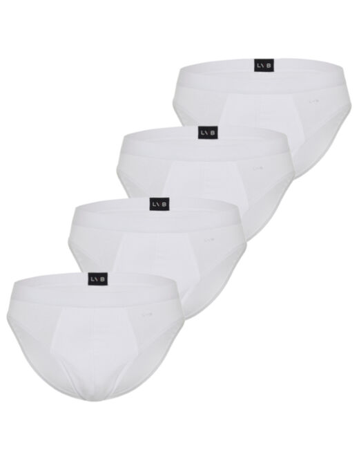 Lovable Slip in cotone elasticizzato, confezione x4 bianco Soddisfazione Garantita