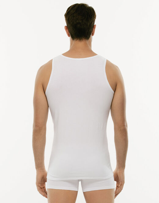 Lovable Canotta Cotton Stretch in cotone elasticizzato, bianco Negozi Online