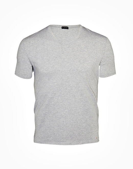Lovable T-Shirt uomo con scollo a V profondo Supima Premium Cotton, grigio melange Acquista Ora