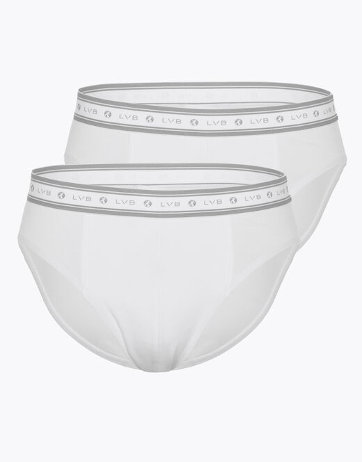 Lovable Slip bipack uomo in cotone biologico, bianco Promozione Limitata