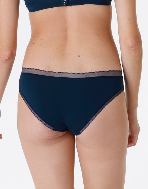 Lovable Slip My Daily Comfort in microfibra, blu scuro Sconto
