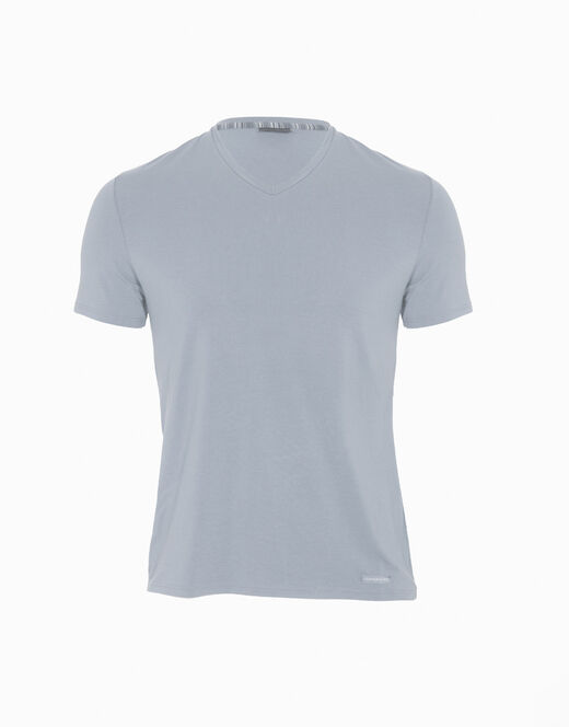 Lovable T-shirt uomo con scollo a v in micromodal, grigio chiaro Italy
