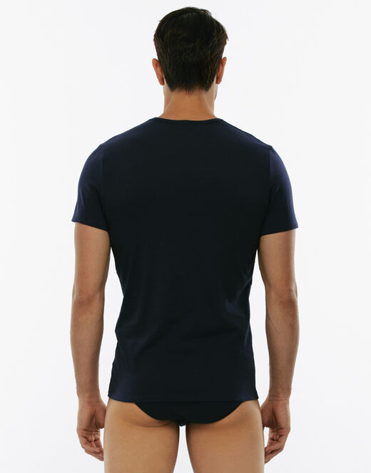 Lovable T-Shirt girocollo Cotton Stretch in cotone elasticizzato, blu Qualità