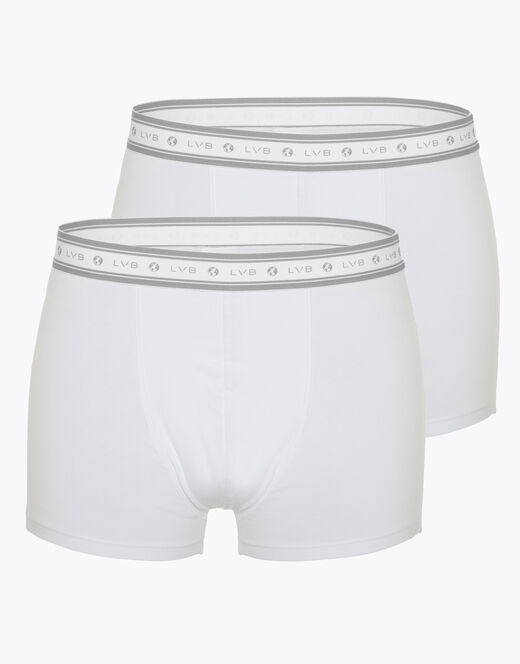 Lovable Boxer bipack uomo in cotone biologico, bianco Shopping Online