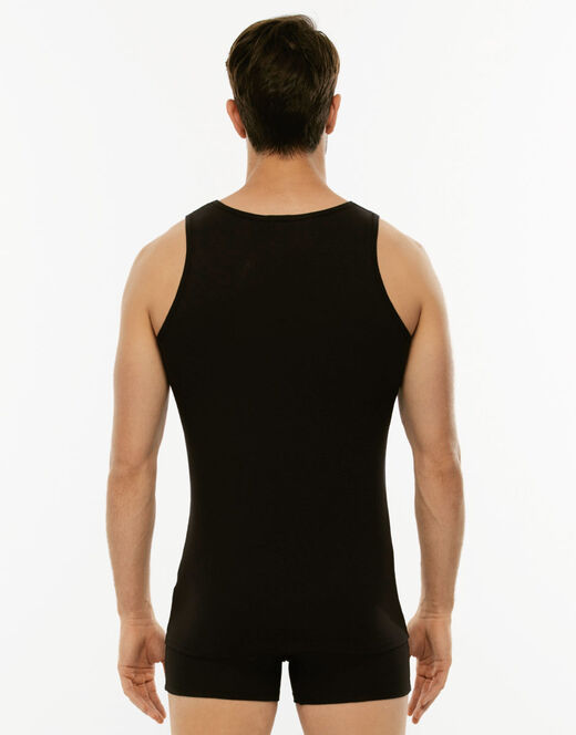 Lovable Canotta Cotton Stretch in cotone elasticizzato, nero Prezzo Ridotto