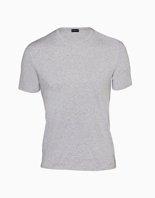 Lovable T-shirt girocollo Supima Premium Cotton in cotone elasticizzato, grigio melange Presa