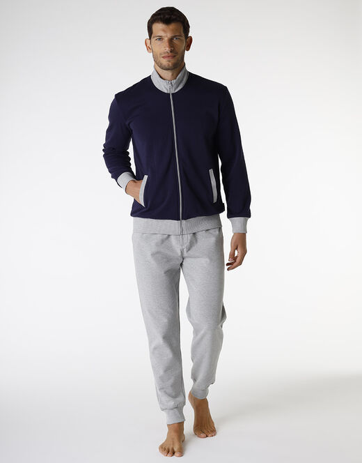 Lovable Homewear in cotone, blu navy e grigio melange Economico