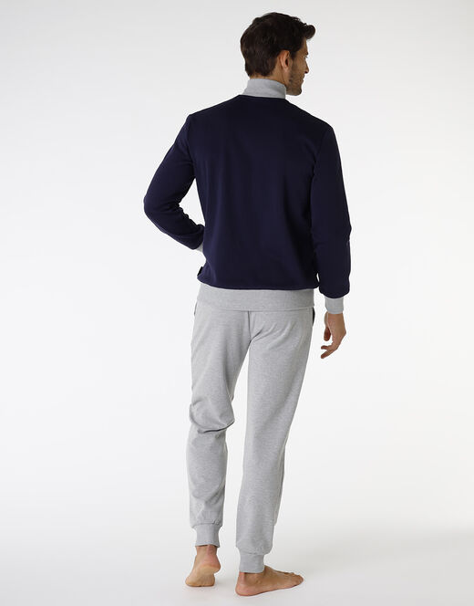Lovable Homewear in cotone, blu navy e grigio melange Economico