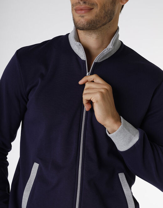 Lovable Homewear in cotone, blu navy e grigio melange Economico