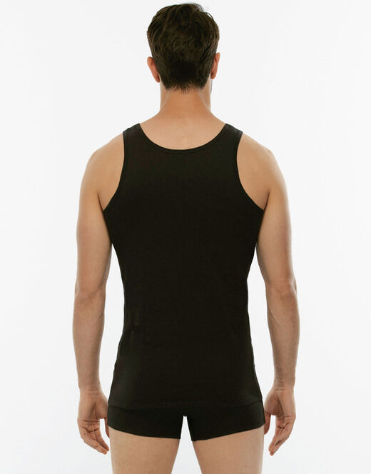 Lovable Canotte 100% Pure Cotton nera in cotone Saldi