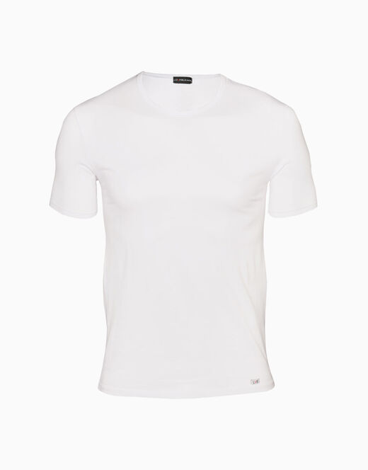 Lovable T-shirt girocollo Supima Premium Cotton in cotone elasticizzato, bianca Italy