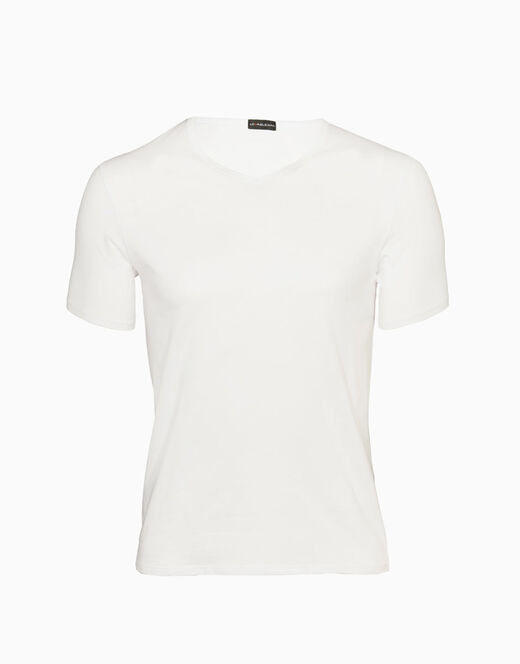 Lovable T-shirt 100% cotone Pure Cotton con scollo a V, bianco Soddisfazione Garantita