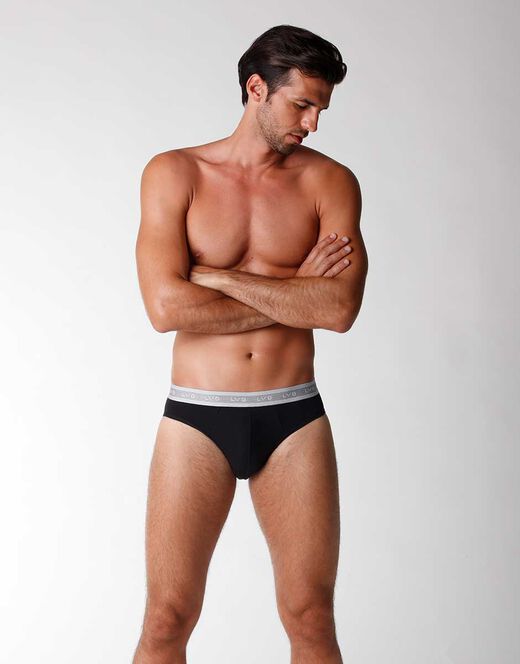 Lovable Bipack slip uomo 3D Evolution in jersey cotone e lycra, nero Shopping Online
