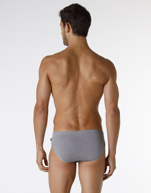 Lovable Slip Micromodal Fil a Fil, grigio melange Convenienza