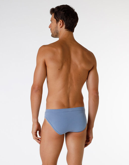 Lovable Slip Enriched Plain Cotton Modal in cotone e modal, azzurro polvere Economico