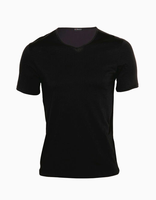 Lovable T-shirt 100% cotone Pure Cotton con scollo a V, nero Vendita Calda