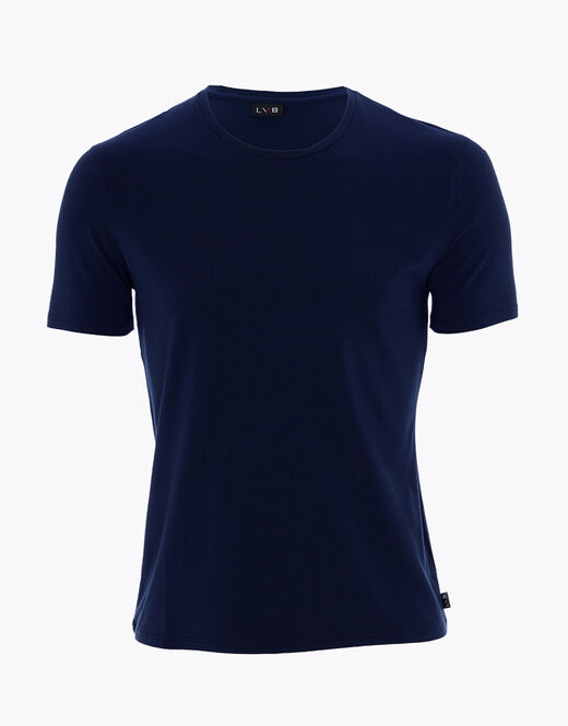 Lovable T-shirt Rephined Cotton Modal, blu navy Vendita Economica