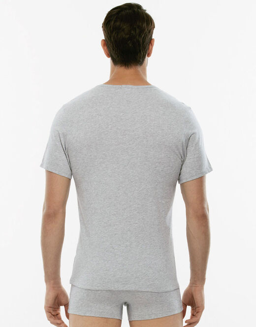 Lovable T-shirt girocollo 100% cotone Pure Cotton, grigio melange I Più Venduti